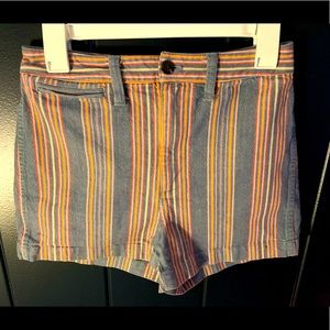 Madewell Striped Denim Shorts - Women’s 26